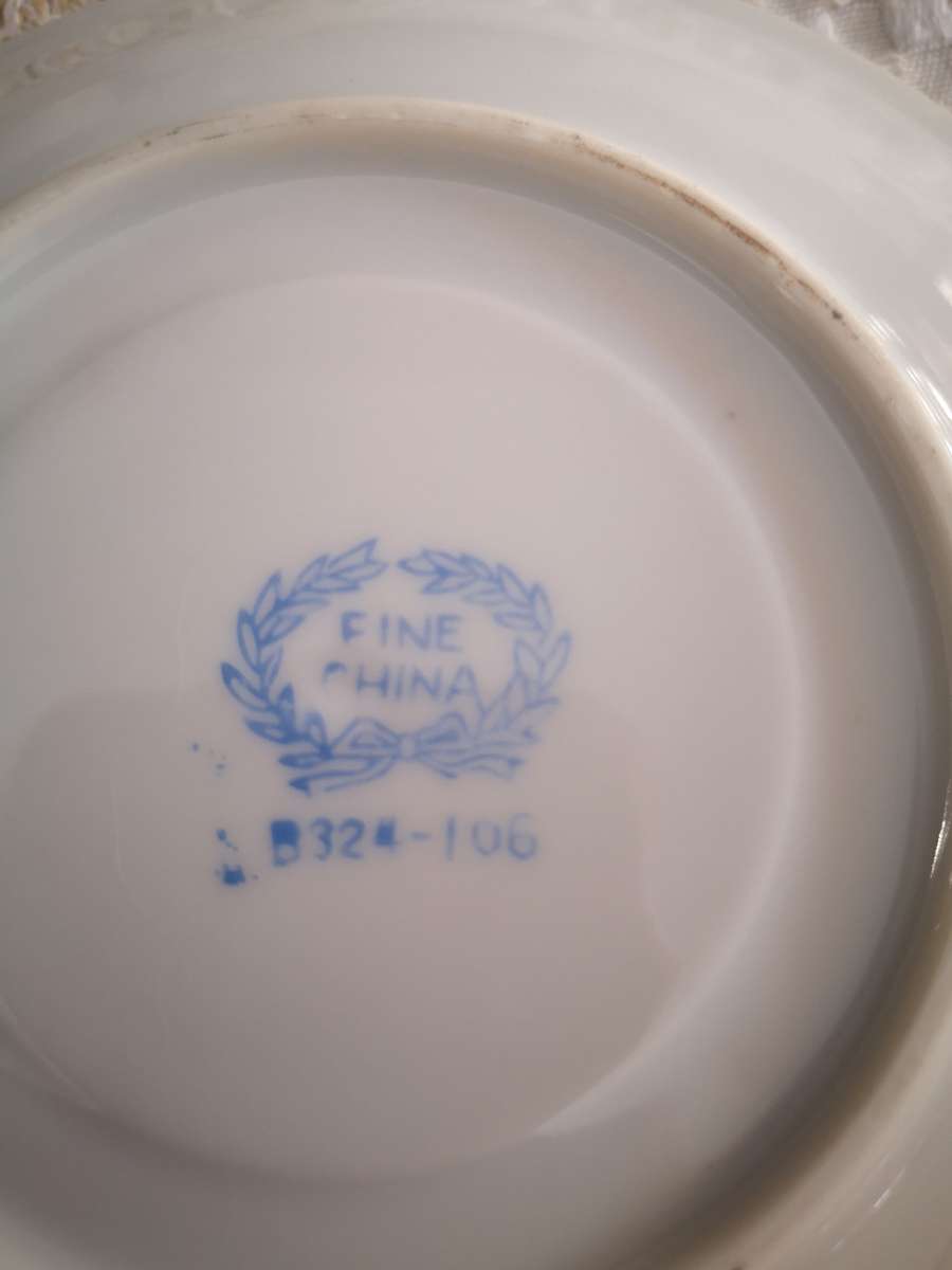 Tea for One and unmatched saucer (Light Green)