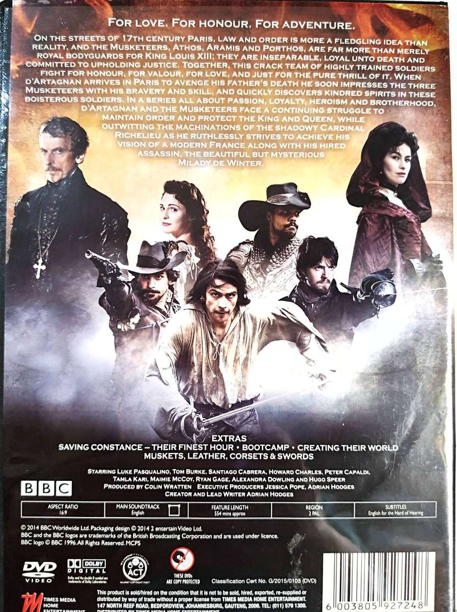 The Musketeers BBC (4-DVD)