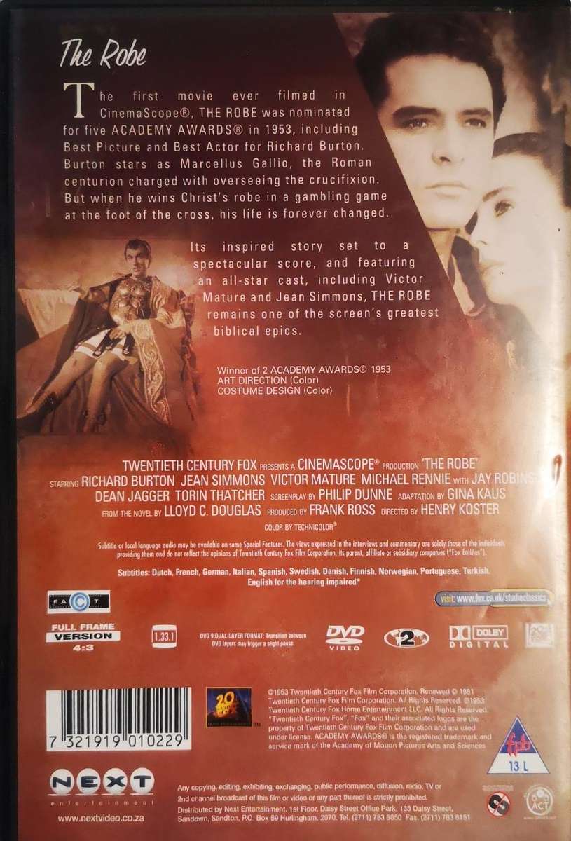 The Robe (DVD) NE