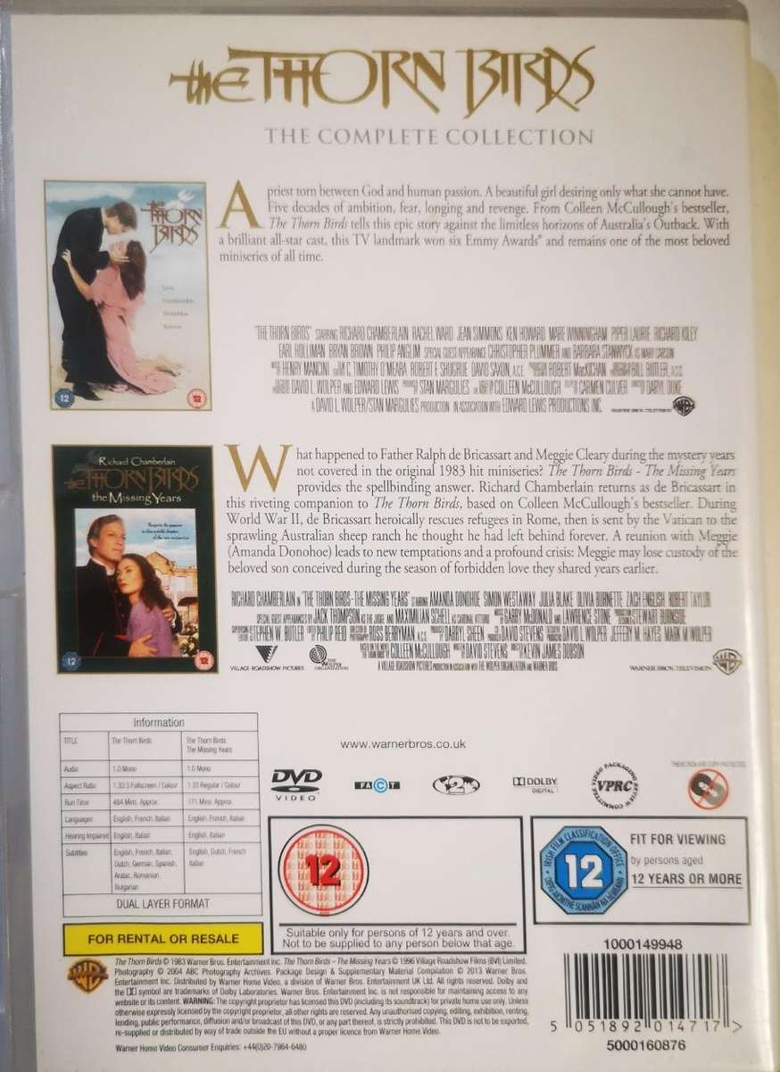 The Thorn Birds - Complete Collection (5-DVD)