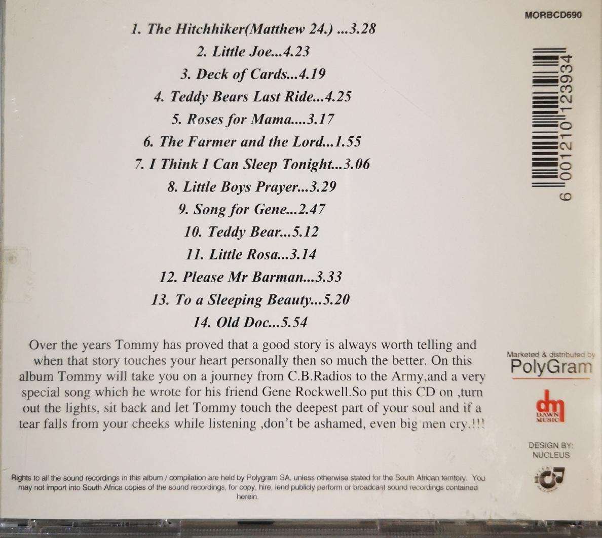 Tommy Dell - Deck Of Cards And Other Great Stories (CD)