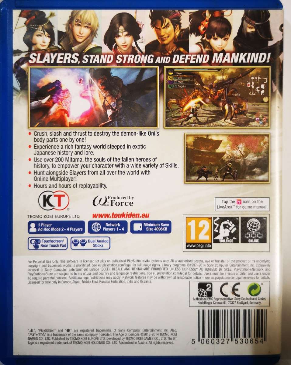 Toukiden - The Age of Demons (PS Vita)