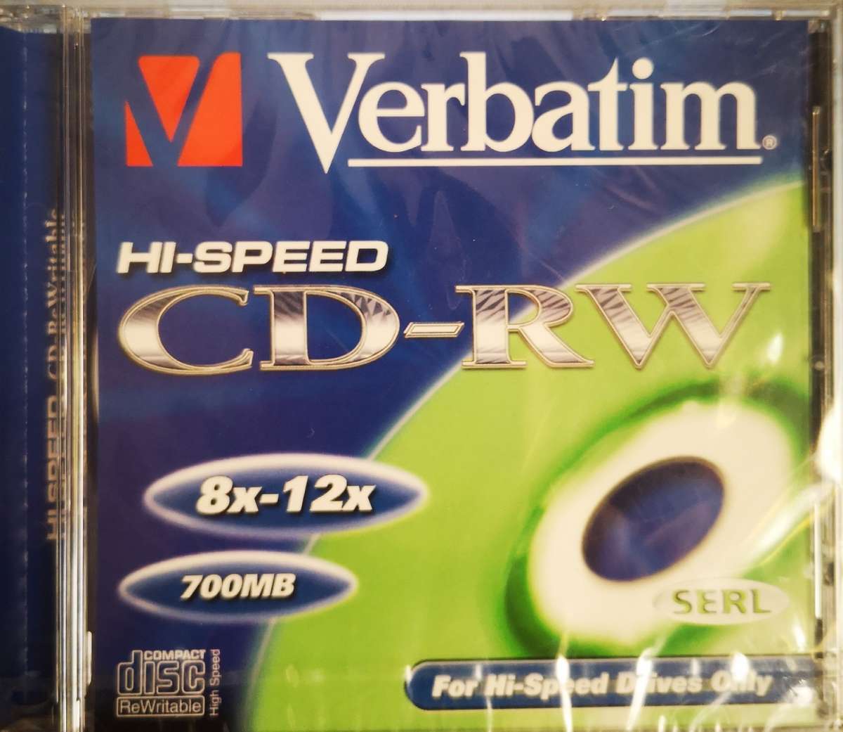 Verbatim - 700MB - CD-RW (8x12x) - With Jewel Case