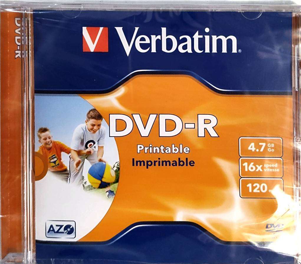 Verbatim DVD-R Printable (CD) [New]