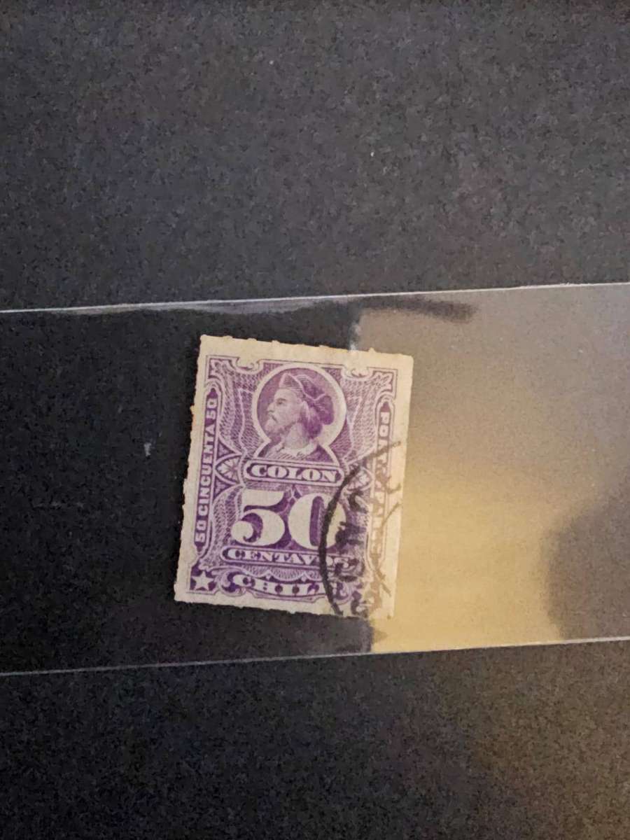 1885 Chile 50 Centavos
