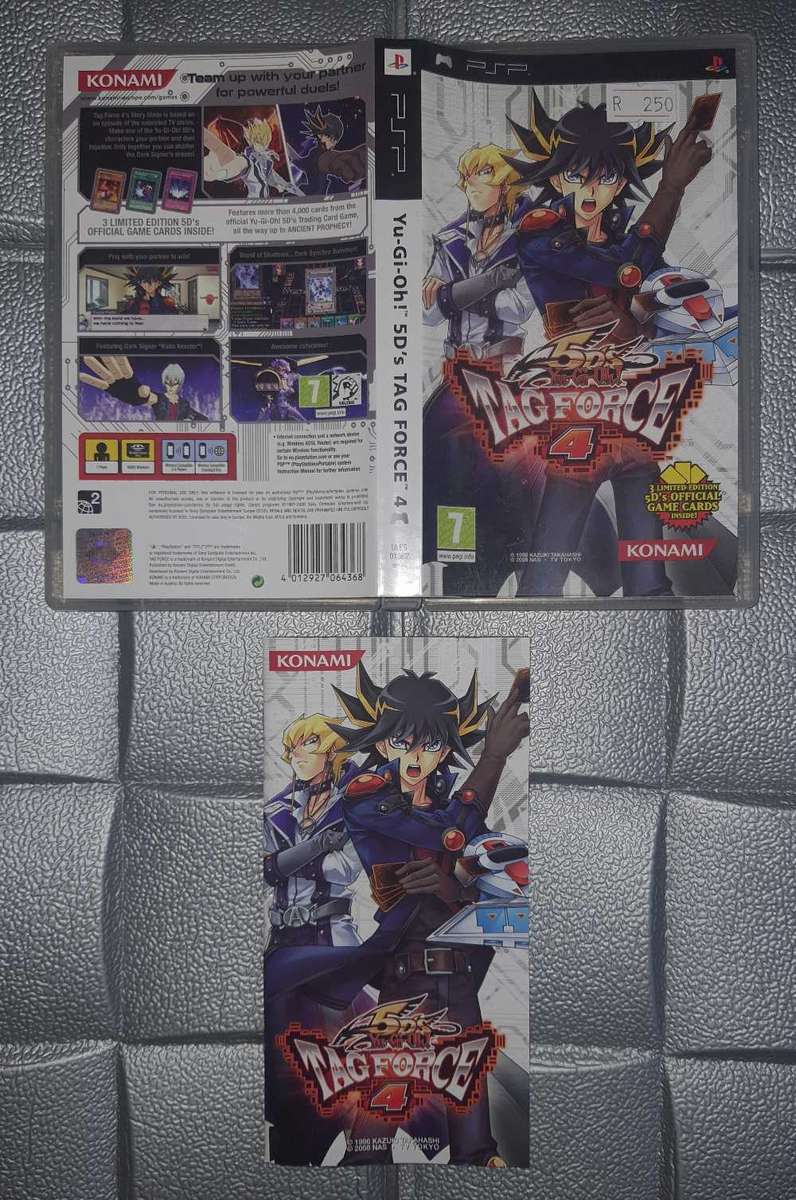 PSP Yu-Gi-Oh Tag Force 4 Game Used