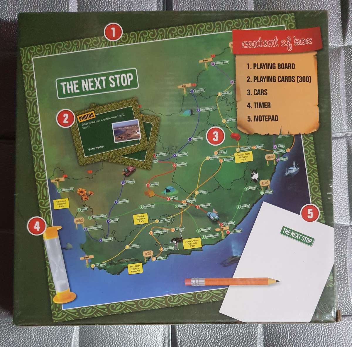 The Next Stop South African Board Game