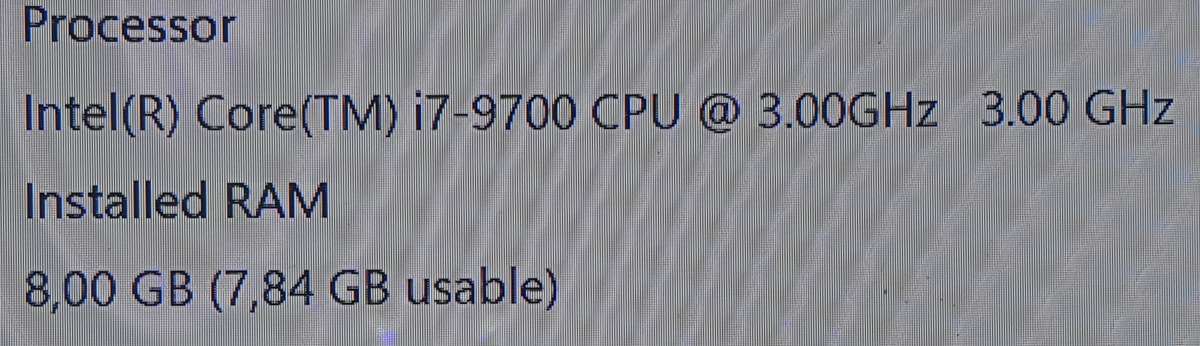 9th Gen i7 Lenovo Thinkcentre Tiny PC Used