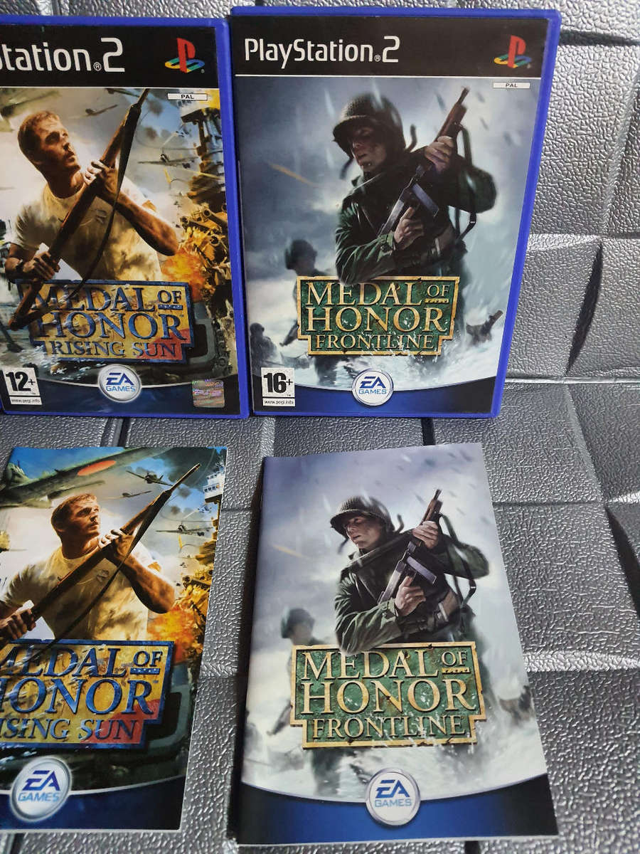 PS2 Medal Of Honor Game Bundle Used