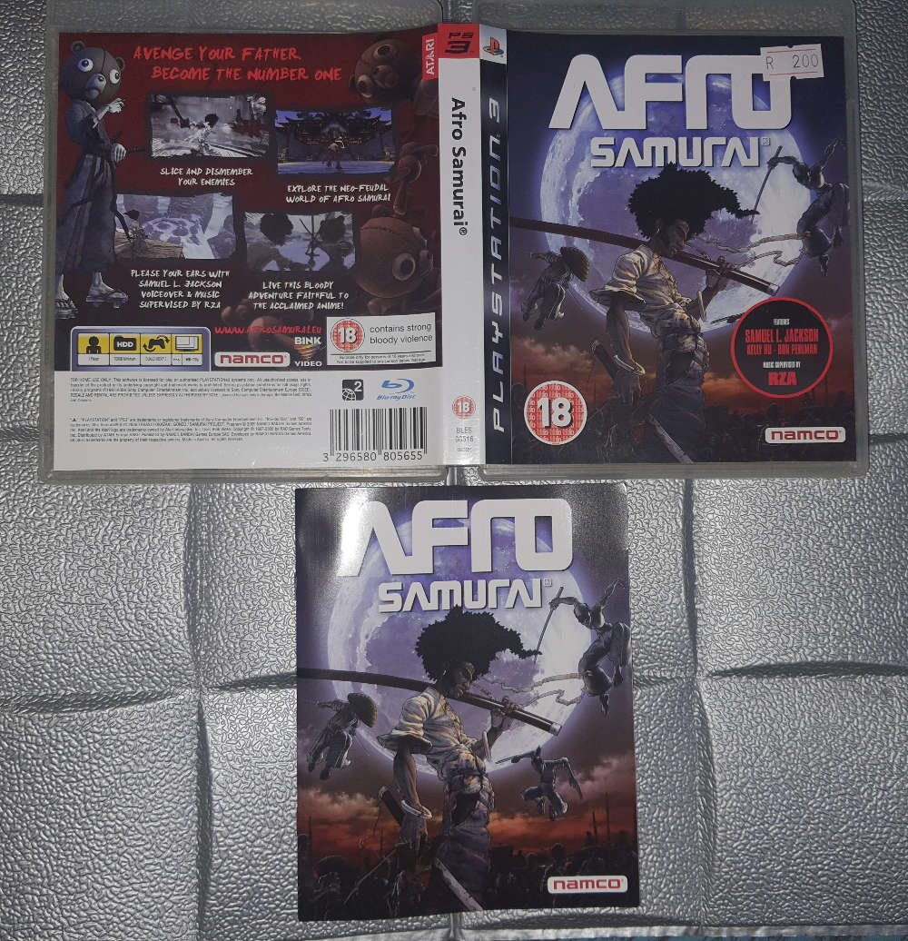 PS3 Afro Samurai Game Used