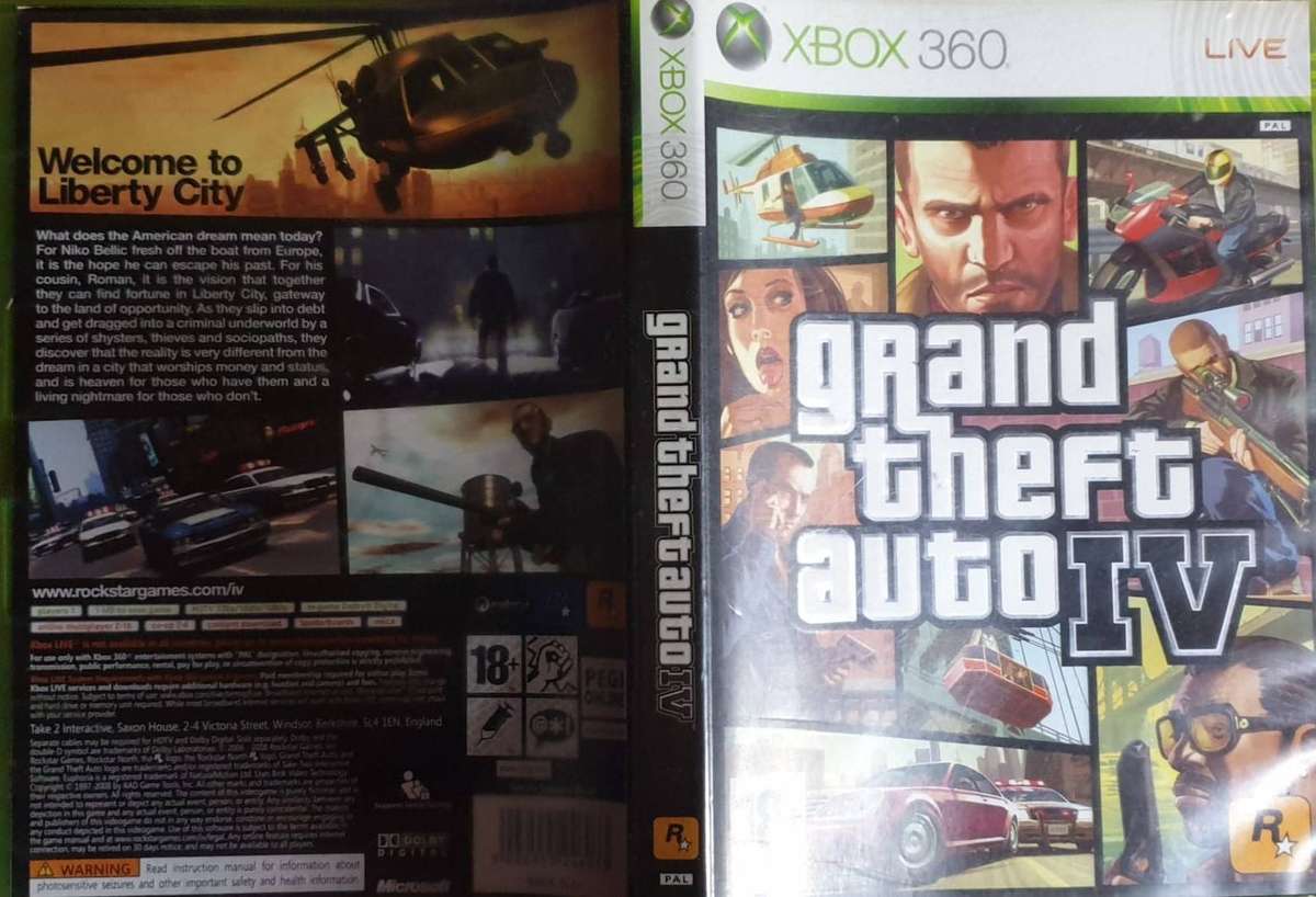 Xbox 360 GTA IV Game Used