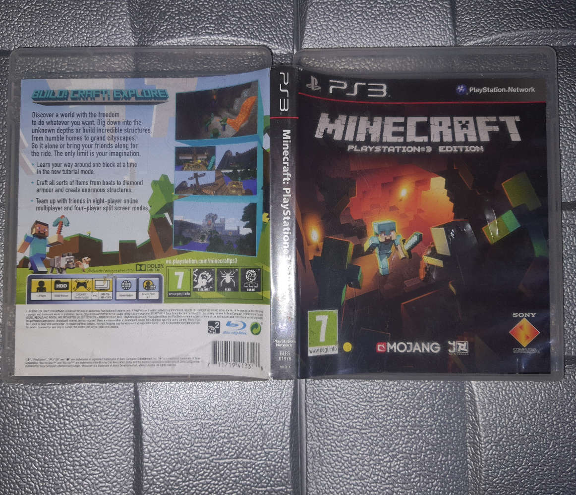PS3 Minecraft Game Used