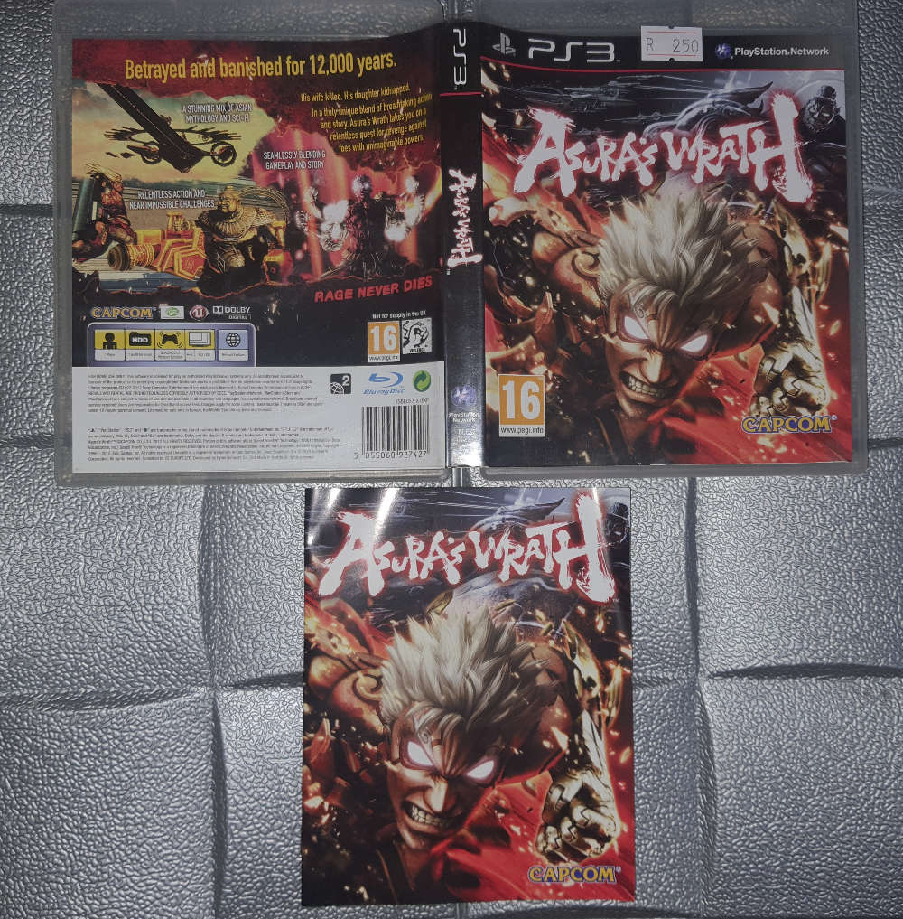 PS3 Asura's Wrath Game Used