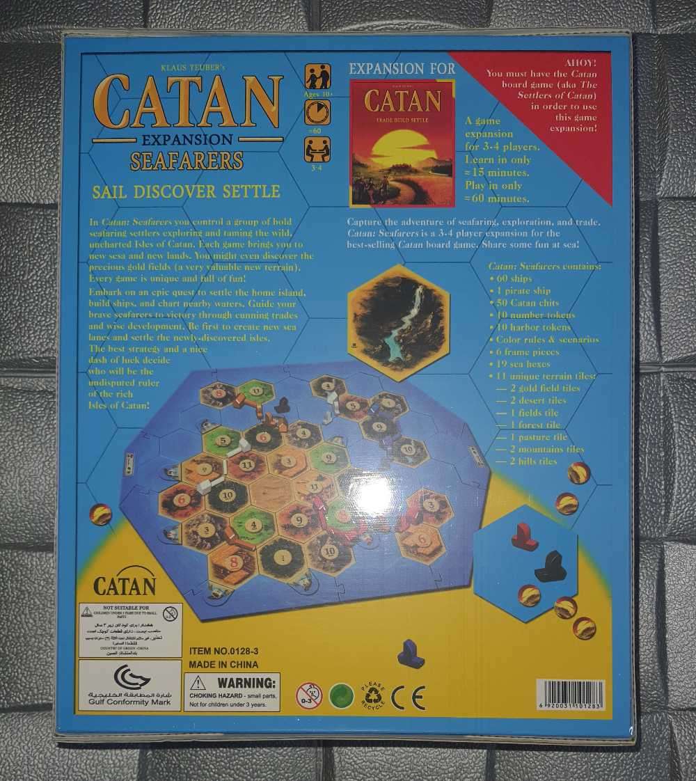 Catan Seafarers Expanssion (With Plastic Play Pieces) Brand New