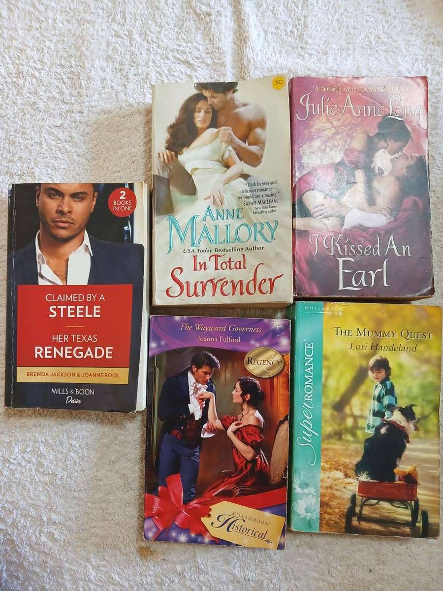 5 Romance Novels R10 each !!!!