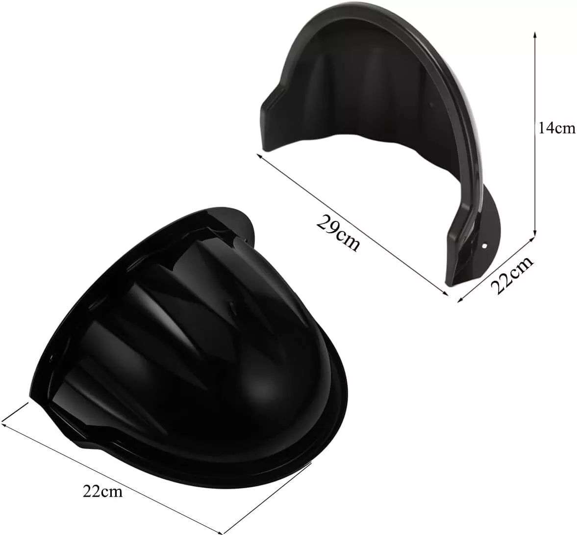 Universal Sun Rain Dust Antiglare Shield For CCTV Cameras & More (Black)