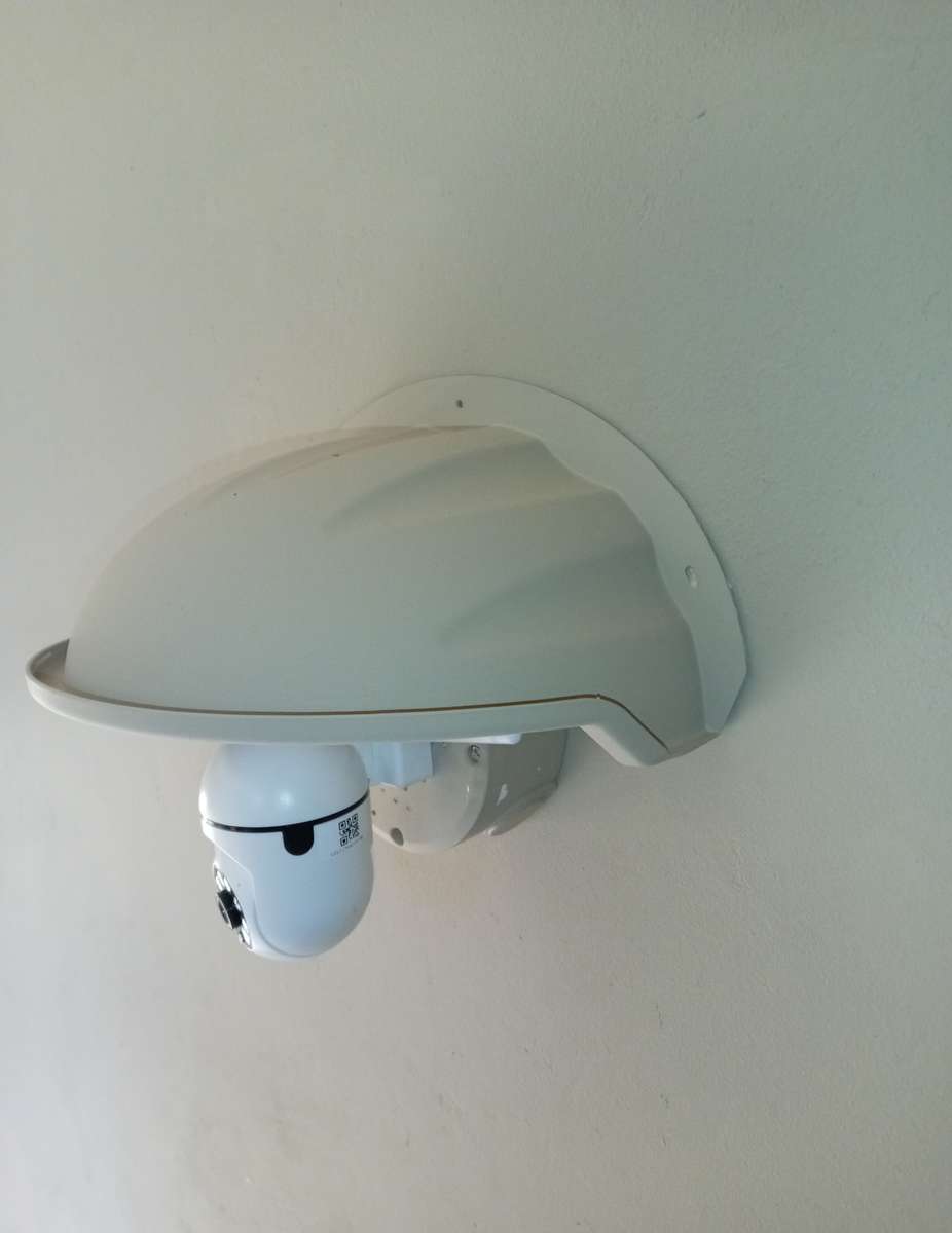 Universal Sun Rain Dust Antiglare Shield For Security Cameras and Outdoor Fixtures