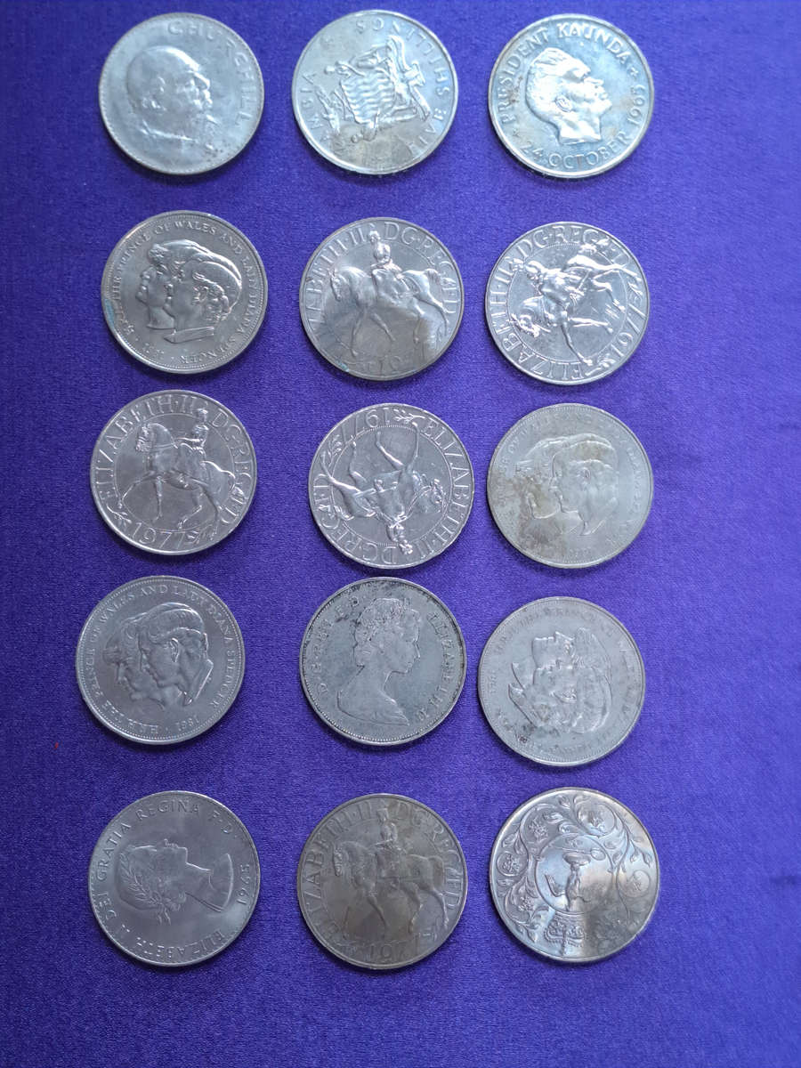 British Crown coins Lot 1