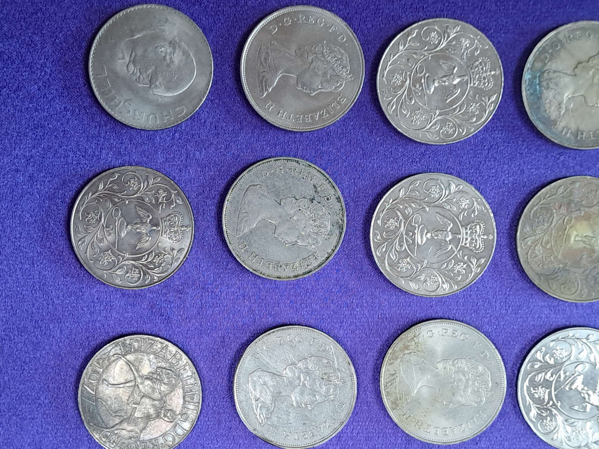 British Crown coins Lot 1