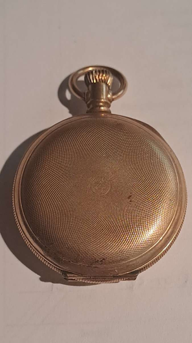 Globe WCCO American Waltham watch co gold pocket watch