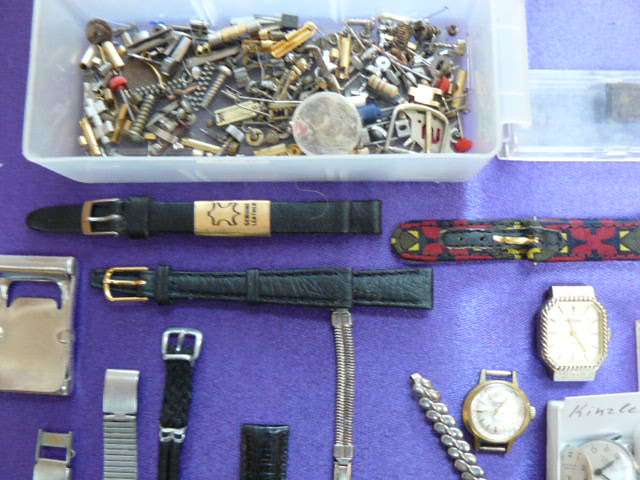 Lot of watch spares with new watch straps - Great value REDUCED!!!!!!!!!!!! WITH EXTRAS !!!!!!!!