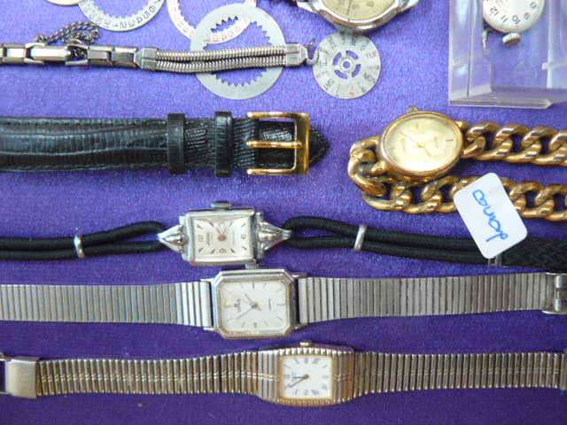 Lot of watch spares with new watch straps - Great value REDUCED!!!!!!!!!!!! WITH EXTRAS !!!!!!!!
