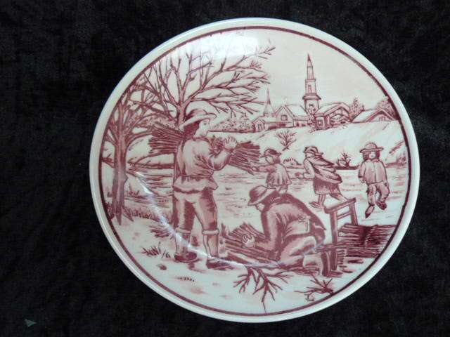 DELFT PINK PLATE 17 CM NO DAMAGE PRETTY