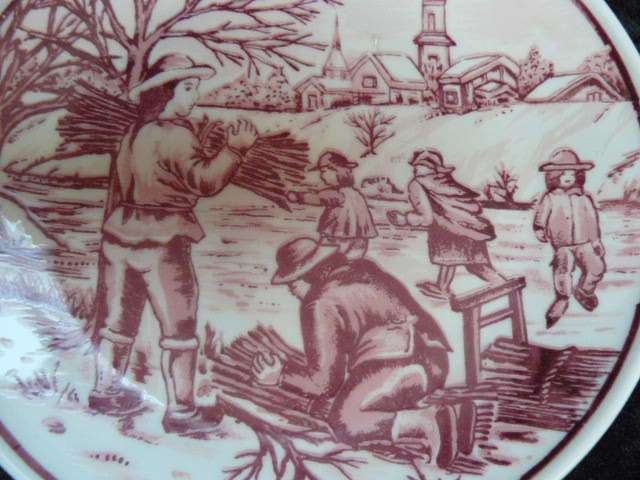 DELFT PINK PLATE 17 CM NO DAMAGE PRETTY