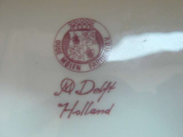 DELFT PINK PLATE 17 CM NO DAMAGE PRETTY
