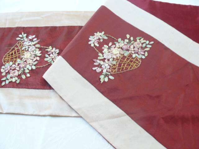 beautiful hand made table runner