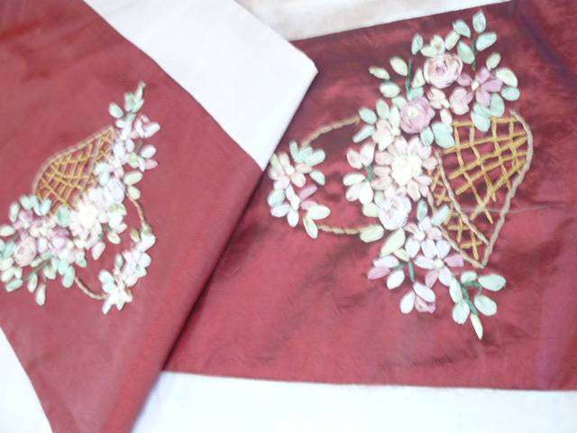 beautiful hand made table runner