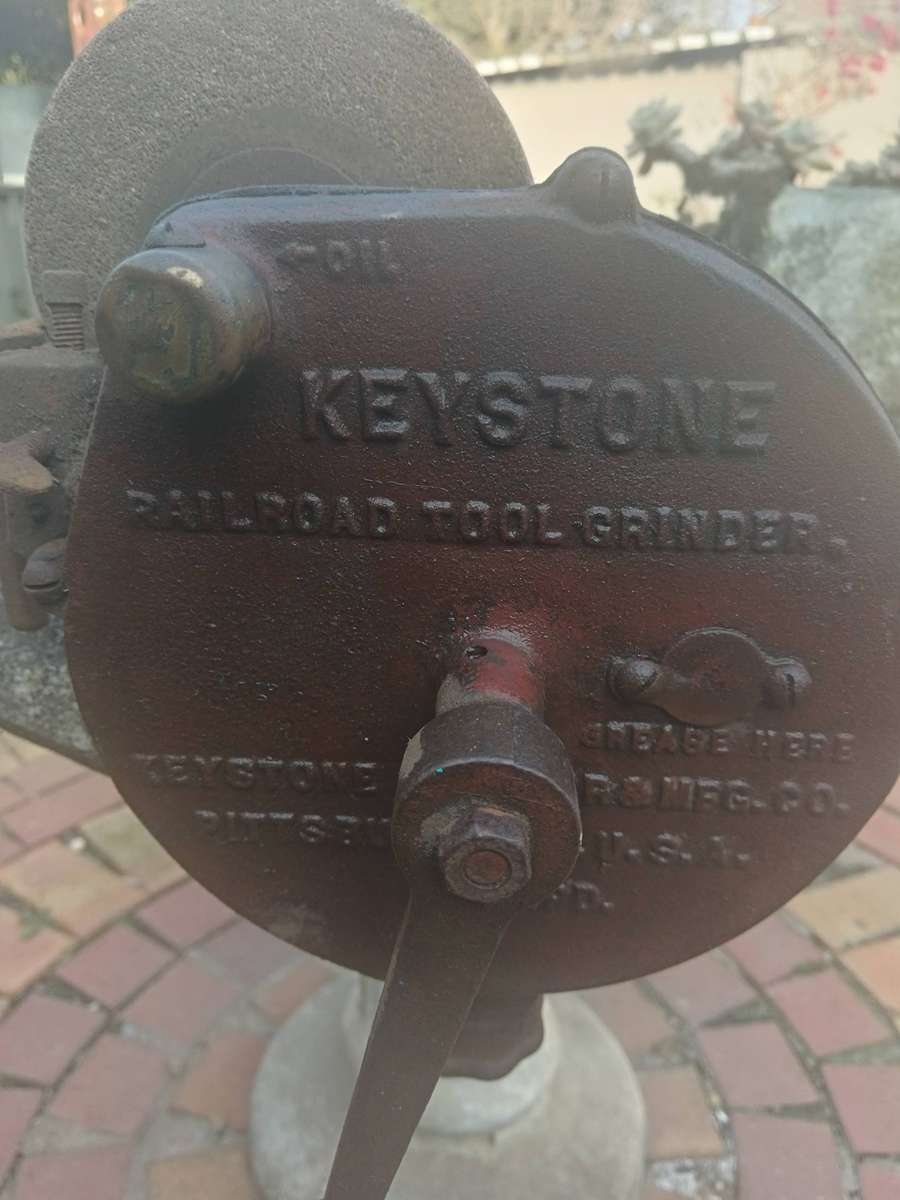 Vintage Keystone Railroad Tool Grinder