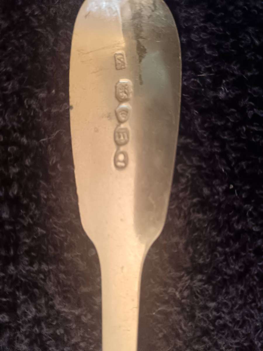 Austrian Silver Sauce Spoon