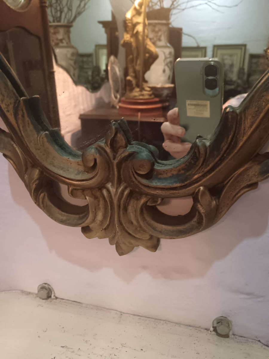 Vintage Baroque Framed Mirror