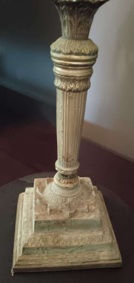 French Cast Metal  9 Arm Candelabra