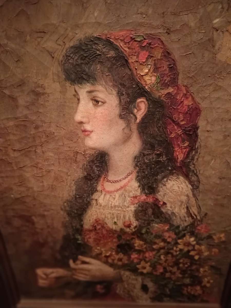 Painting by Jules Monnickendam Dutch Painter 1874 - 1943