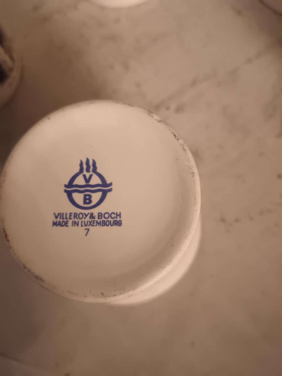 Villeroy & Boch Egg Cups x5 mde in Luxenbourg