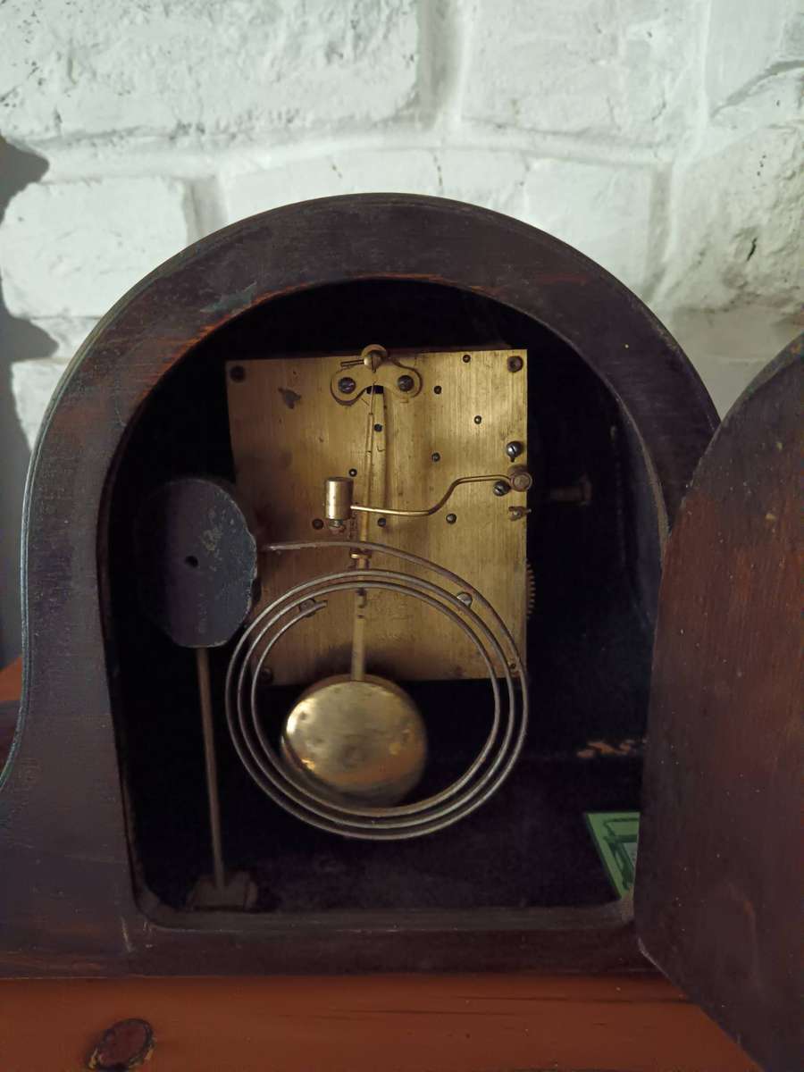 Napolean Hat mantel Clock Made in England