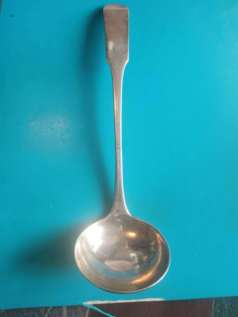 Austrian Silver Sauce Spoon