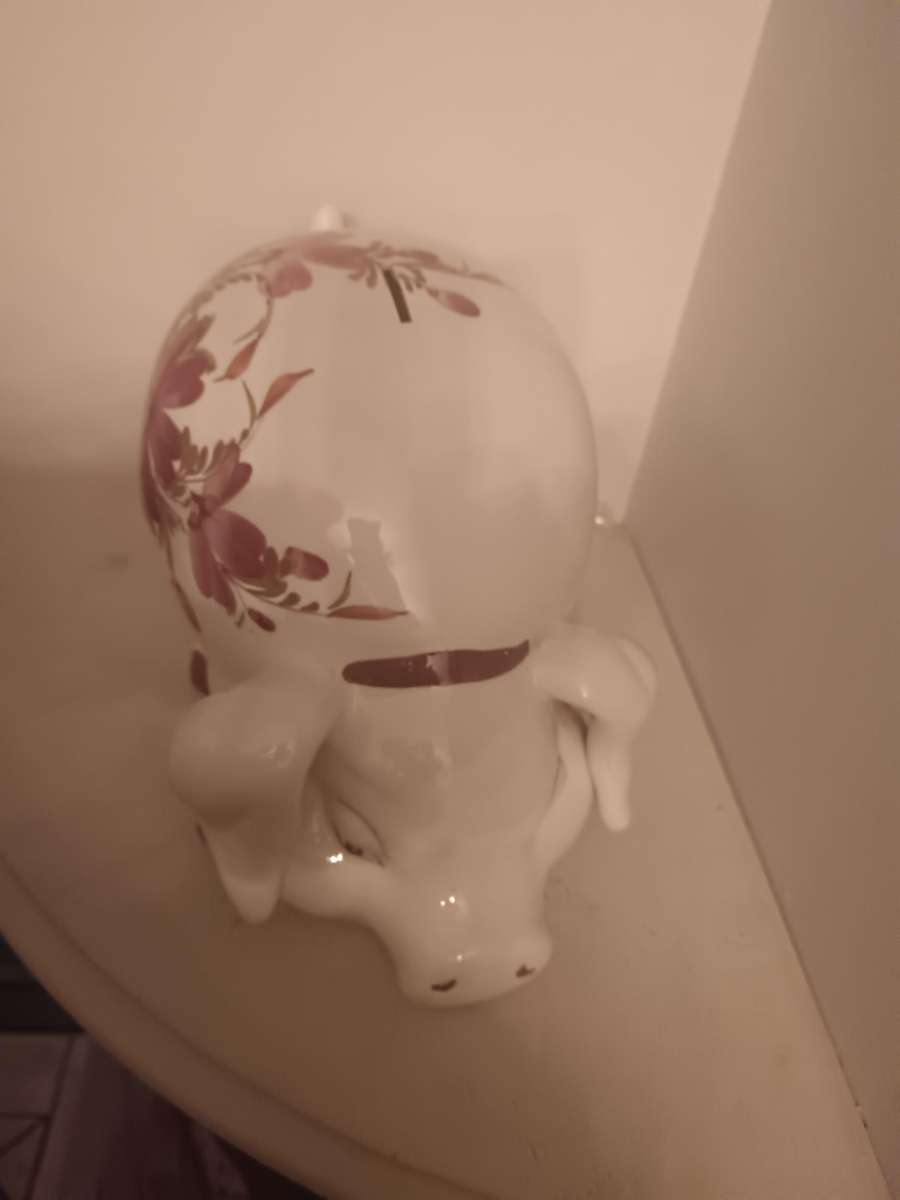 Large Italian Made Piggy Bank
