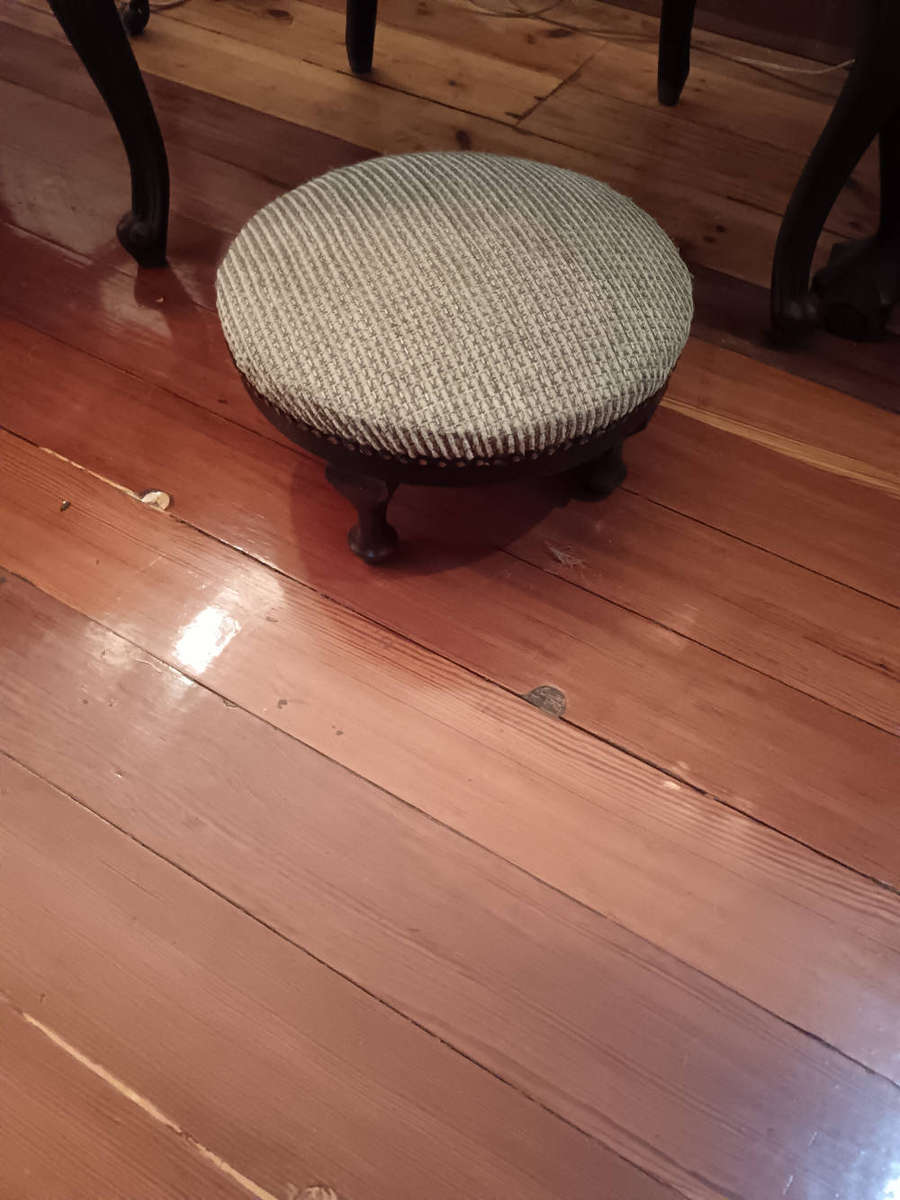 Antique Mahogany Footstool