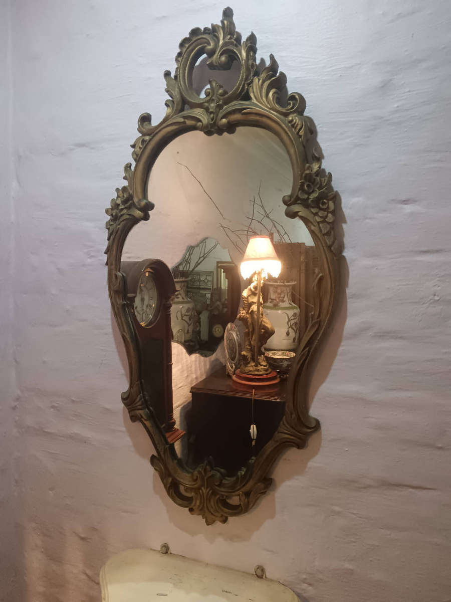 Vintage Baroque Framed Mirror