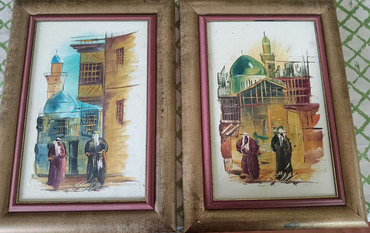 Pair of Morrocan Landscape Paintings