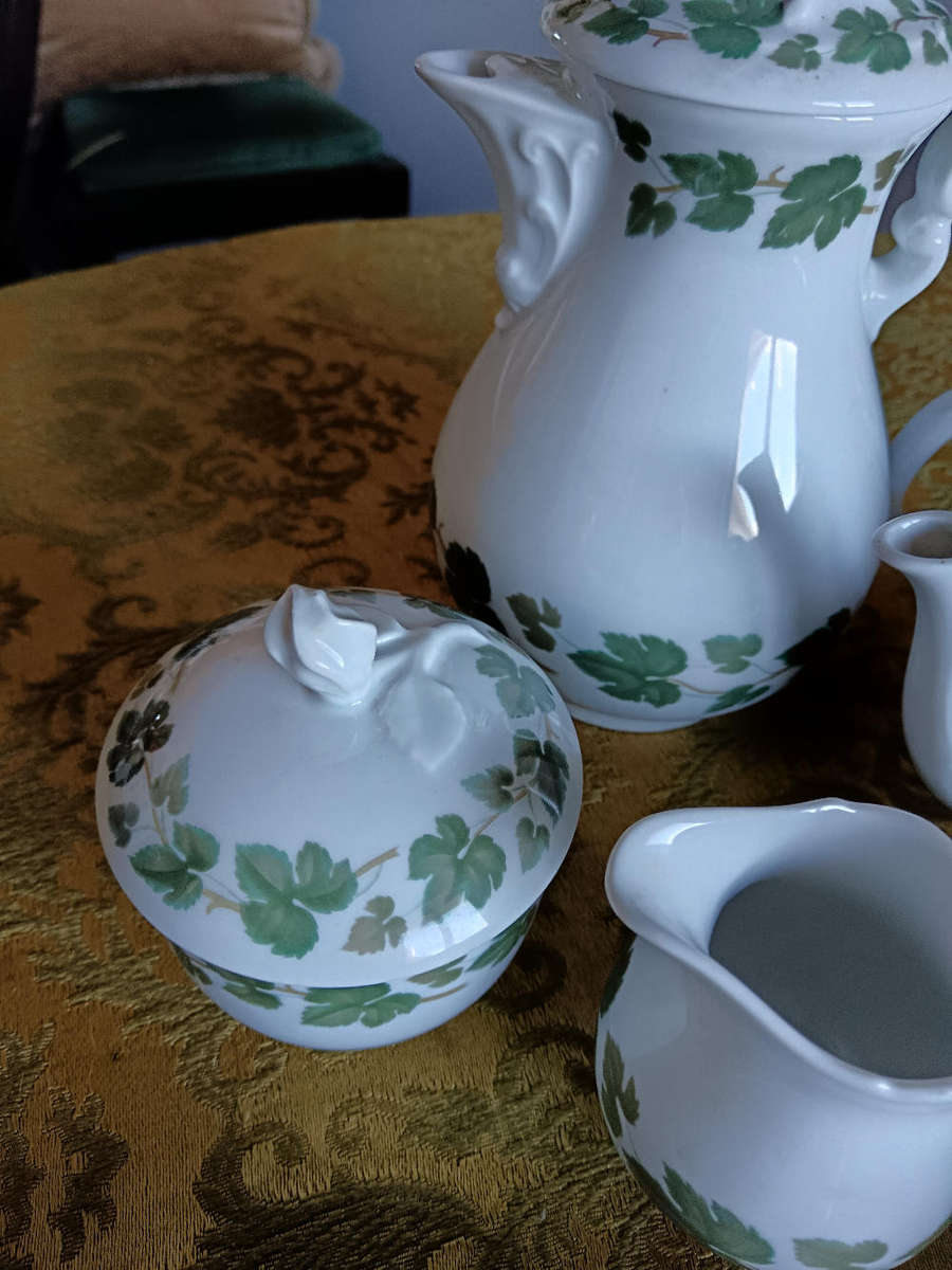 Hutschenreuther "Weinlaub" Maria Coffee/Tea Service for 6 made in Germany