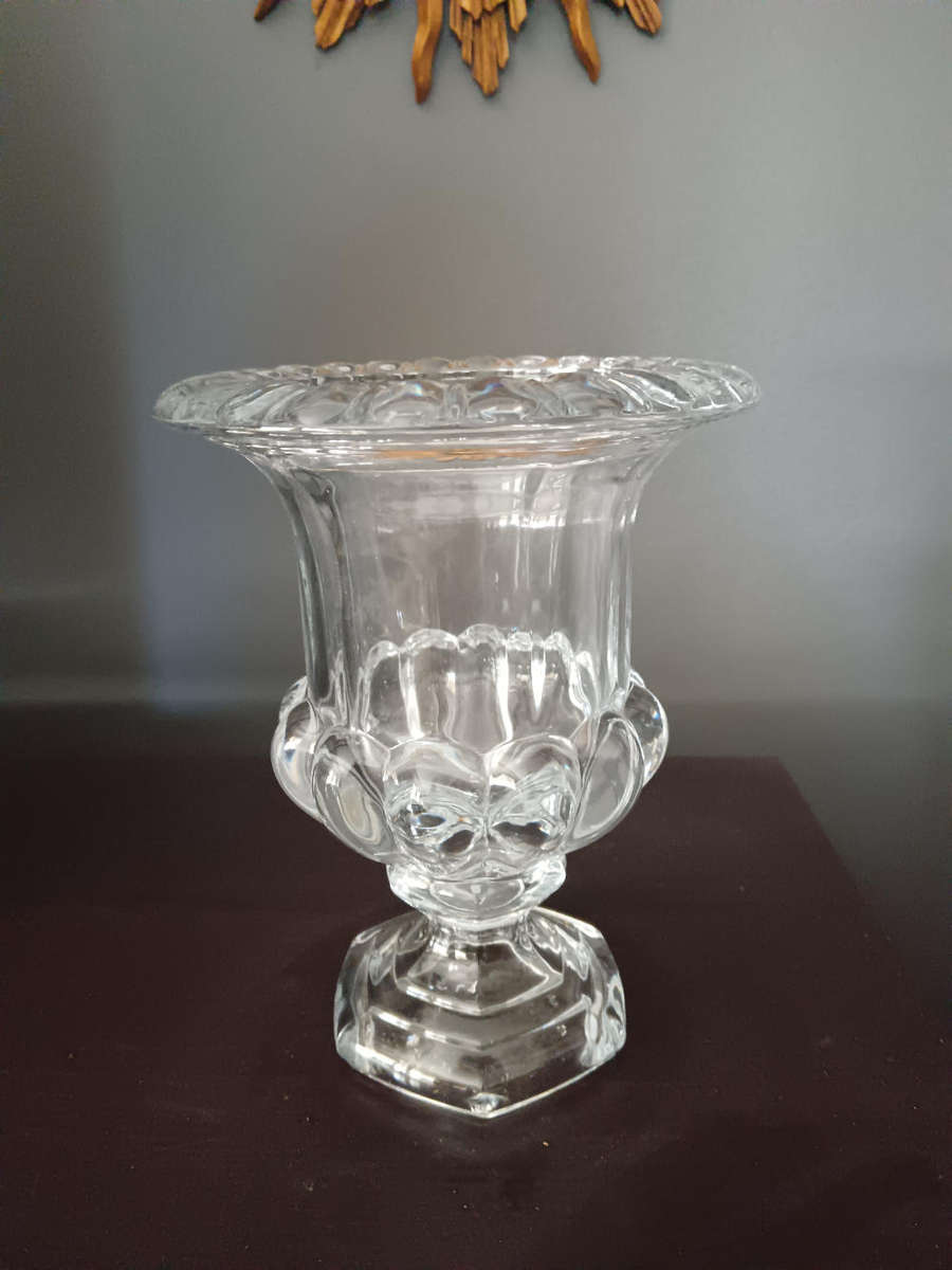 Crystal Glass Urn Vase