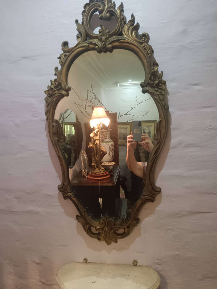 Vintage Baroque Framed Mirror