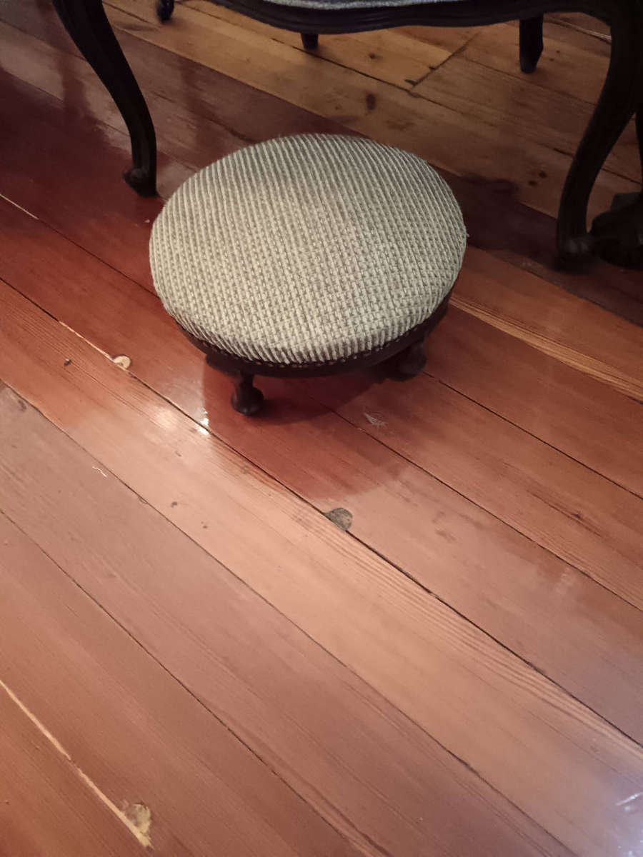 Antique Mahogany Footstool