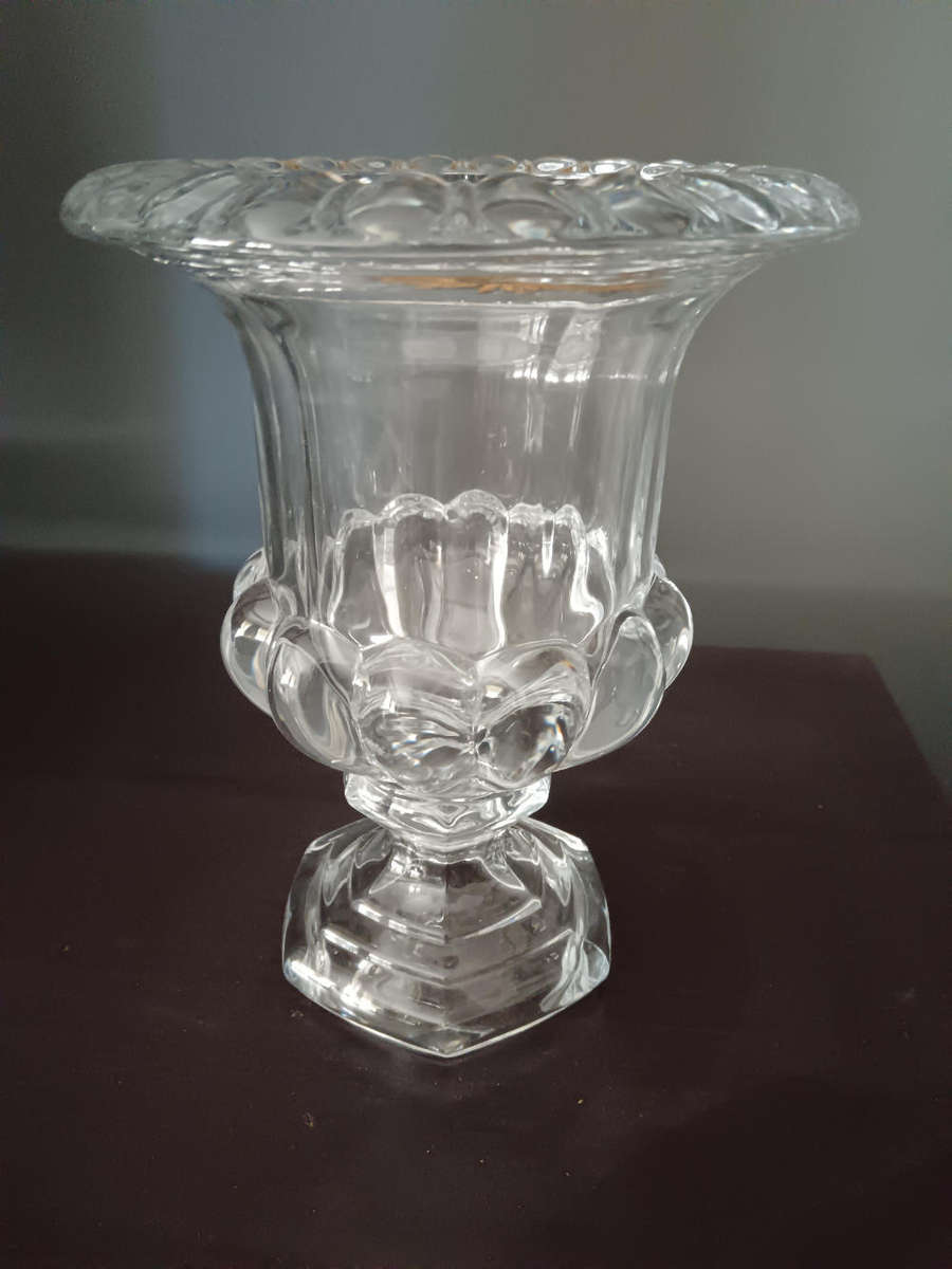 Crystal Glass Urn Vase