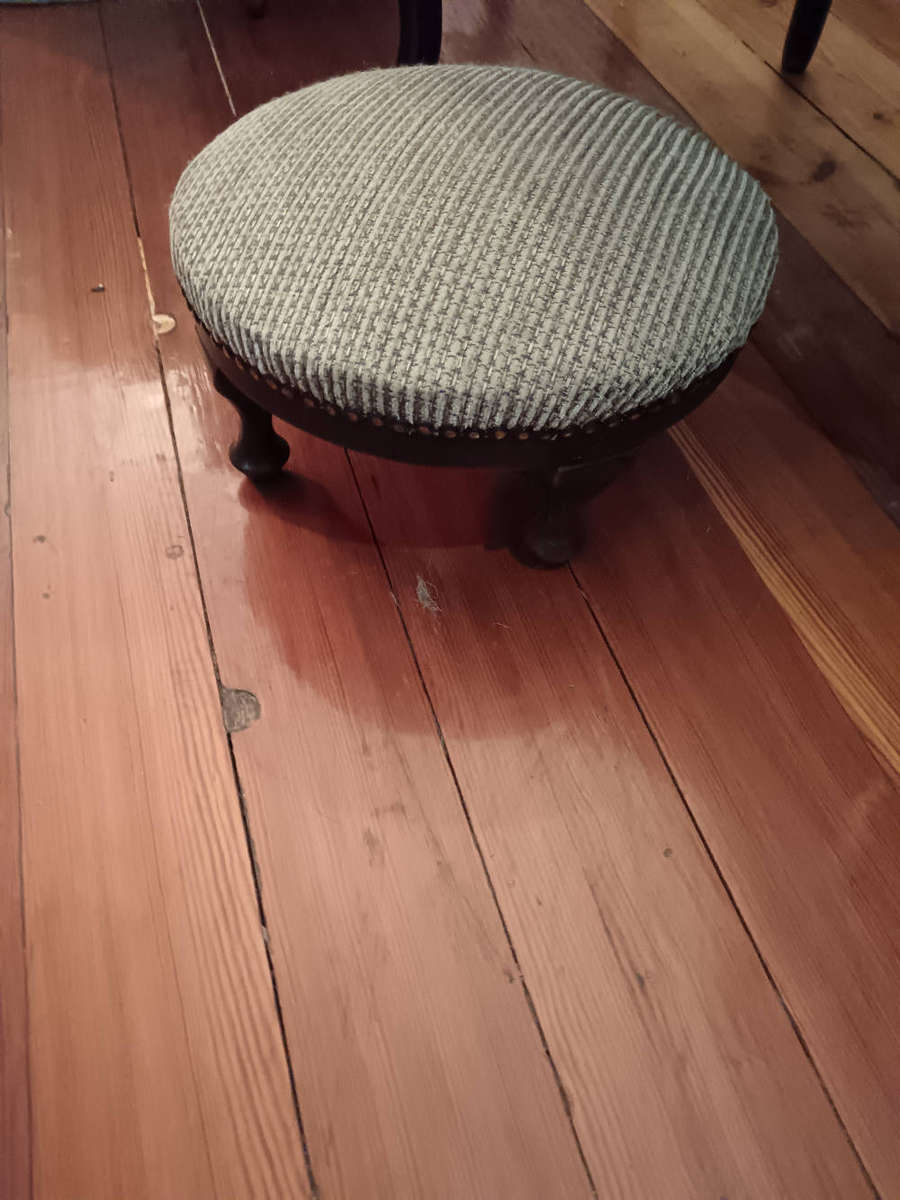 Antique Mahogany Footstool