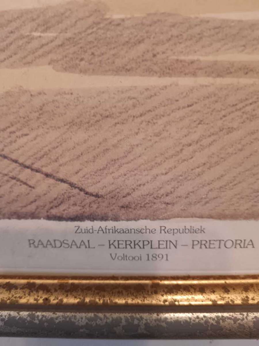 Malachi Smith Limited Edition Print 441 of 1500 Raadsaal Pretoria